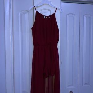 high low romper dress